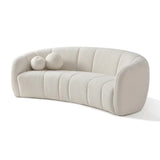 Artemis Curved Boucle Sofa