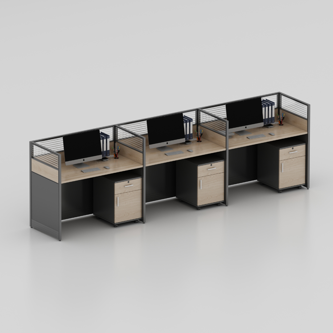 Aston 3 Person Workstation