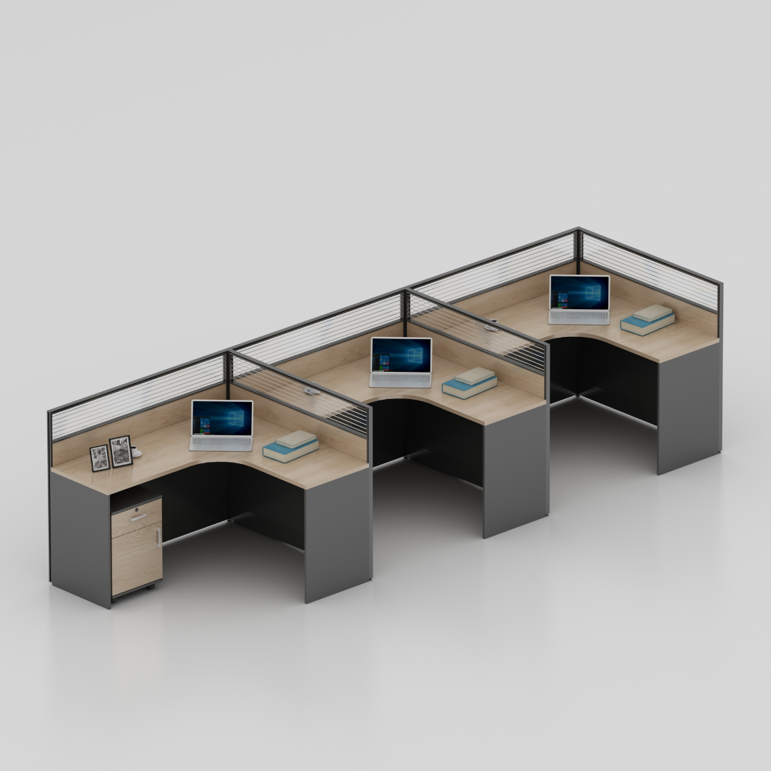 Aston A 3 Person Workstation