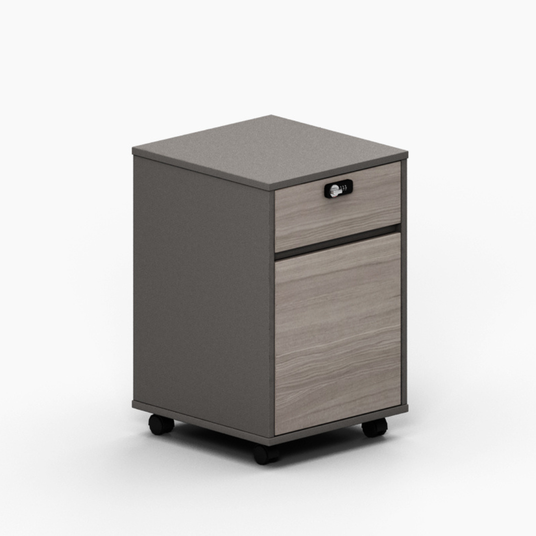 Mindful Low Height Filing Cabinet for Desk