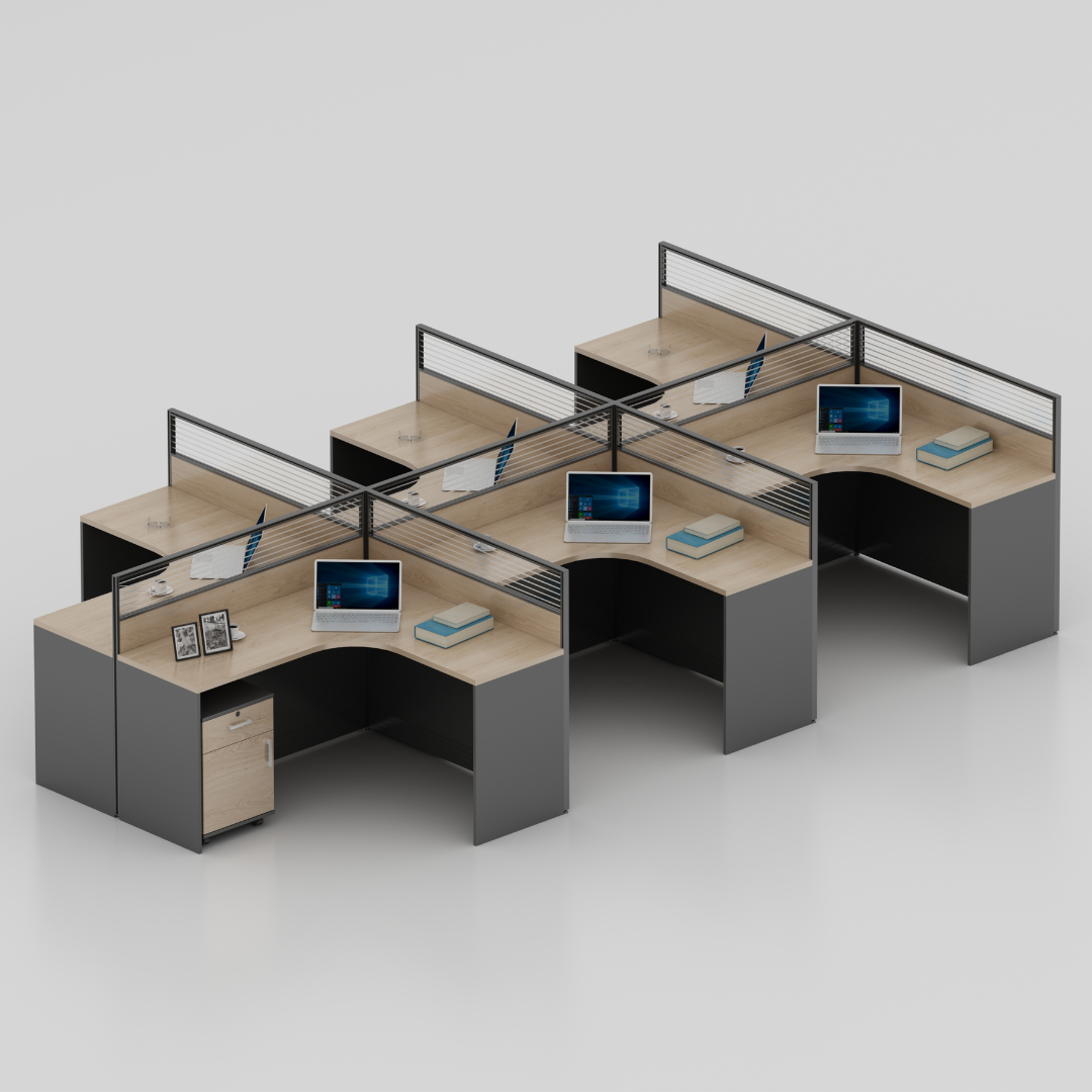 Aston A 6 Person Workstation