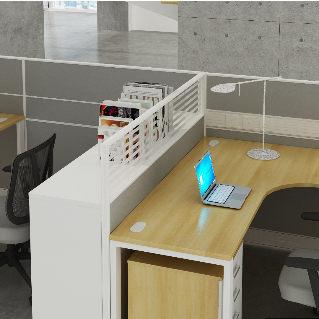 Aston Package Manager Desk and 2 Person Workstation