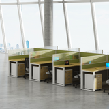 Aston Lime 8 Person Workstation