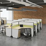 Aston Lime 8 Person Workstation