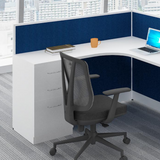 Aston Blue 1 Person Workstation