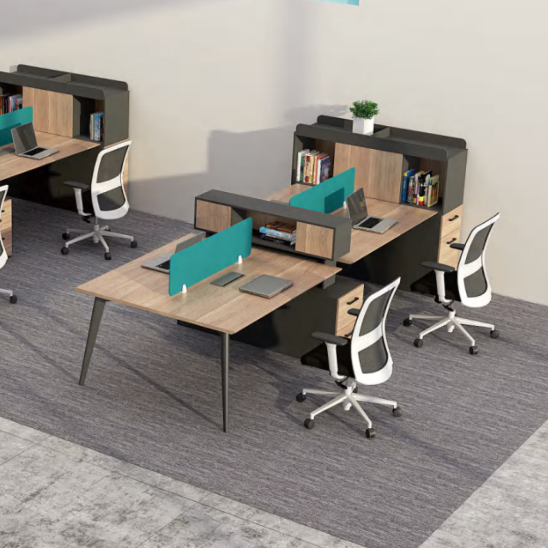 Recob ZAY 4 Person Workstation