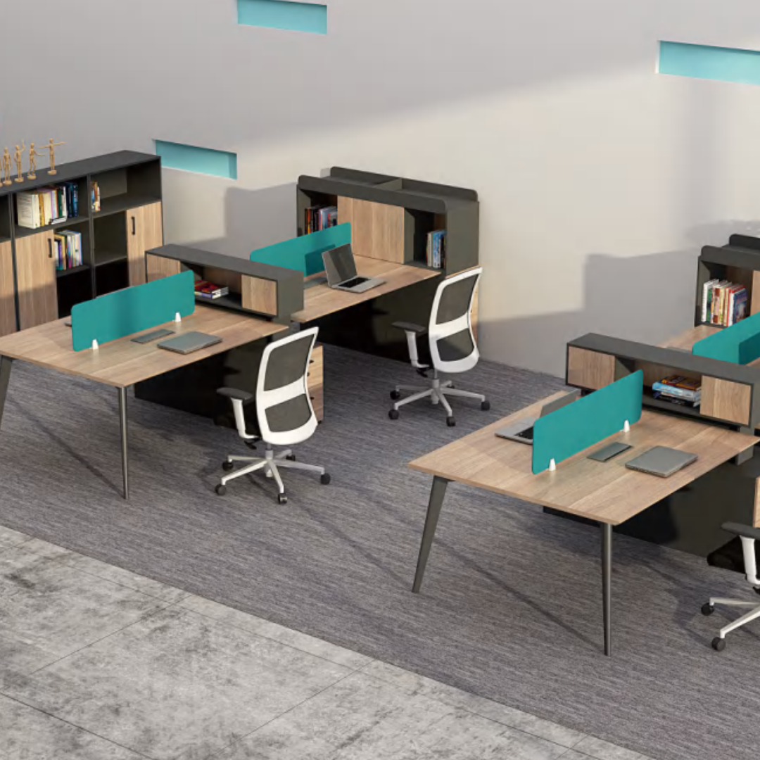 Recob ZAY 4 Person Workstation